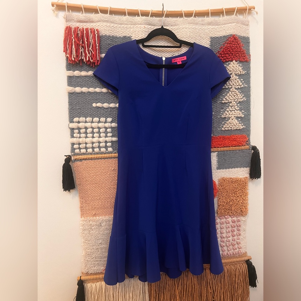 Betsy Johnson Elegant Blue Women's Dress